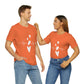 Heartbeat in Love Romantic Heart Unisex Jersey Short Sleeve T-Shirt Ichaku [Perfect Gifts Selection]