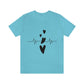 Heartbeat in Love Romantic Heart Unisex Jersey Short Sleeve T-Shirt Ichaku [Perfect Gifts Selection]