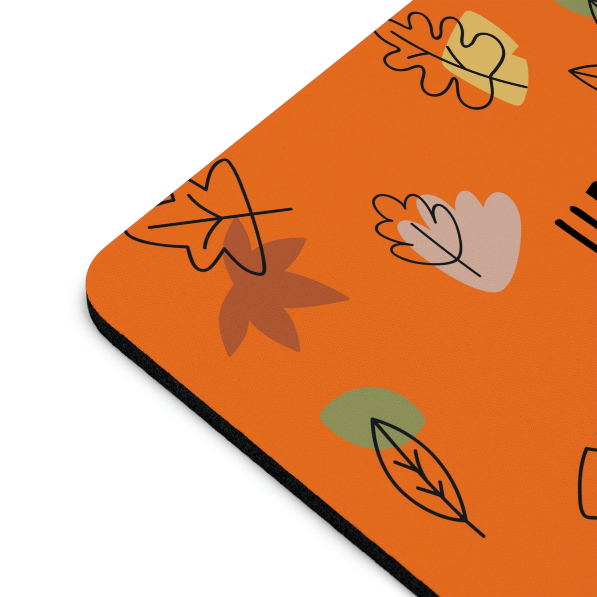 Hello Autumn Minimal Natural Graphic Ergonomic Non-slip Creative Design Mouse Pad Ichaku [Perfect Gifts Selection]