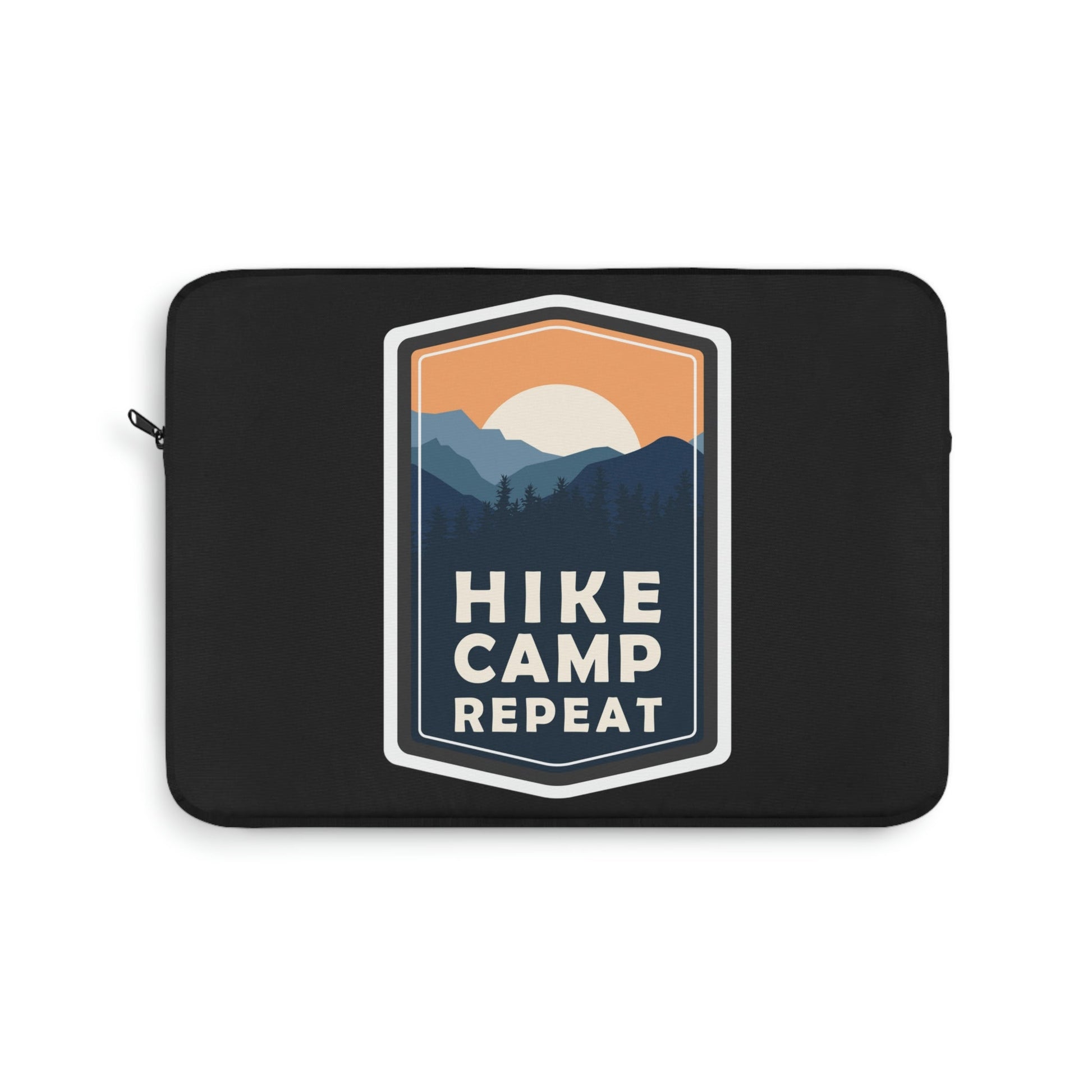 Hike Camp Repeat Hiking Lovers Graphic Laptop Sleeve Ichaku [Perfect Gifts Selection]