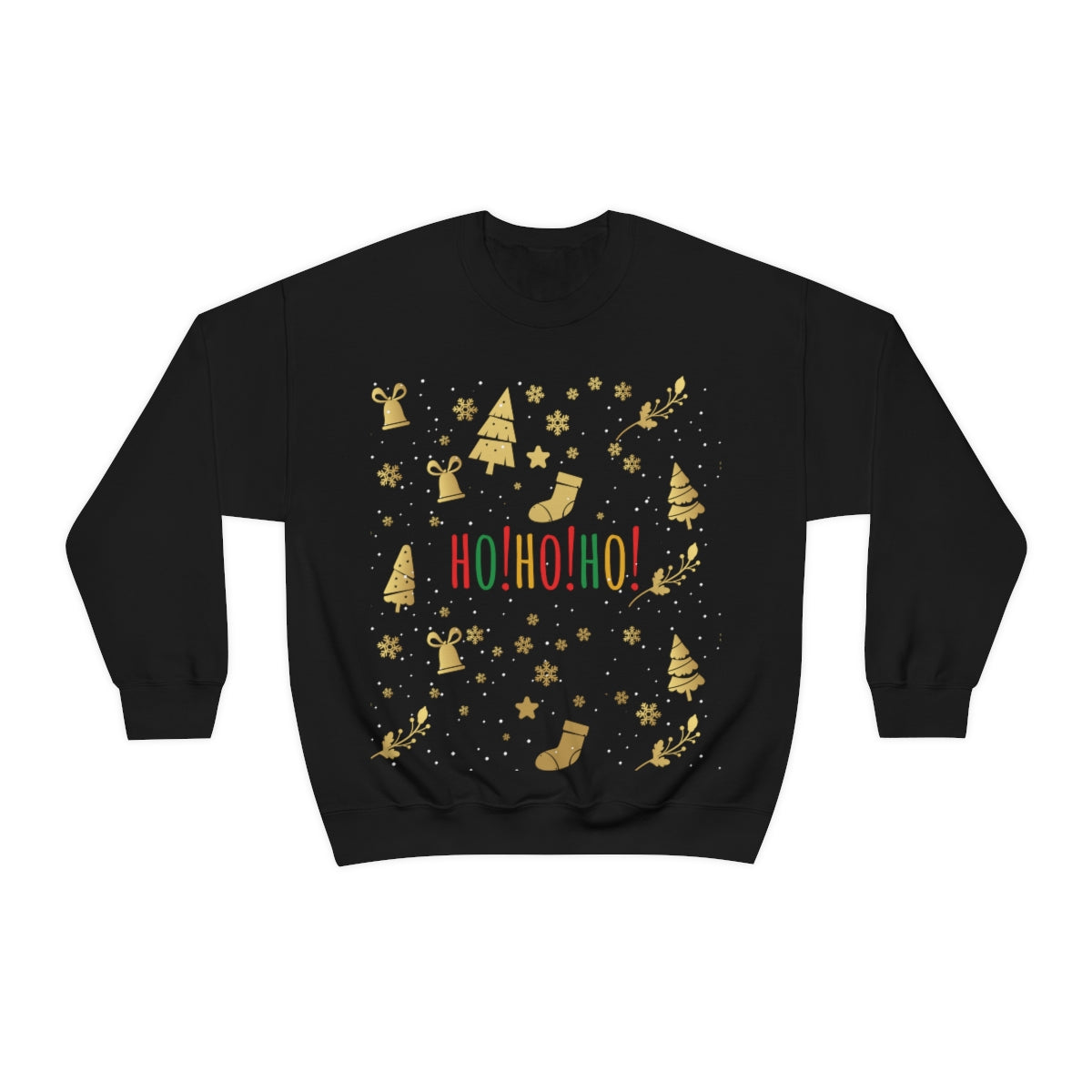 Ho Ho Ho Magic Christmas Gift Unisex Heavy Blend™ Crewneck Sweatshirt Ichaku [Perfect Gifts Selection]