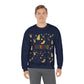 Ho Ho Ho Magic Christmas Gift Unisex Heavy Blend™ Crewneck Sweatshirt Ichaku [Perfect Gifts Selection]