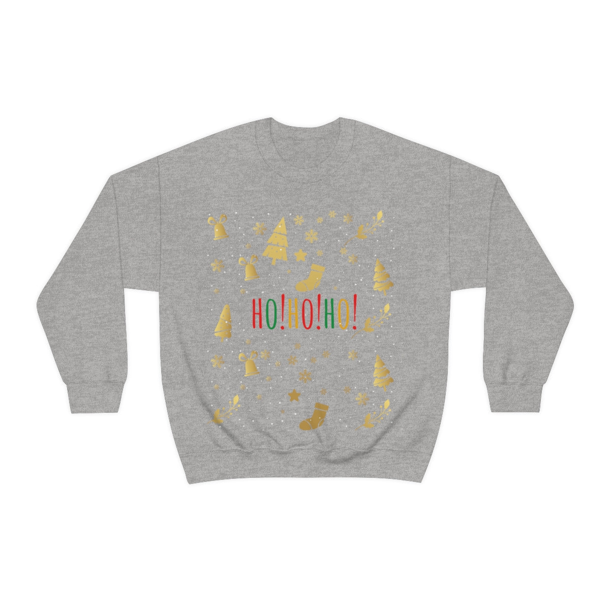 Ho Ho Ho Magic Christmas Gift Unisex Heavy Blend™ Crewneck Sweatshirt Ichaku [Perfect Gifts Selection]