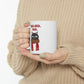 Ho Ho Ho Merry Christmas Cat Lovers Funny Slogan Ceramic Mug 11oz Ichaku [Perfect Gifts Selection]