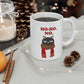 Ho Ho Ho Merry Christmas Cat Lovers Funny Slogan Ceramic Mug 11oz Ichaku [Perfect Gifts Selection]