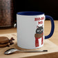 Ho Ho Ho Merry Christmas Cat Lovers Funny Slogan Classic Accent Coffee Mug 11oz Ichaku [Perfect Gifts Selection]
