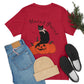 Hocus Pocus Halloween Black Cat Watching Unisex Jersey Short Sleeve T-Shirt Ichaku [Perfect Gifts Selection]