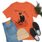 Hocus Pocus Halloween Black Cat Watching Unisex Jersey Short Sleeve T-Shirt Ichaku [Perfect Gifts Selection]