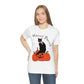 Hocus Pocus Halloween Black Cat Watching Unisex Jersey Short Sleeve T-Shirt Ichaku [Perfect Gifts Selection]