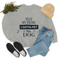 Hold My Drink I Gotta Pet This Dog Text Slogan Unisex Heavy Blend™ Crewneck Sweatshirt Ichaku [Perfect Gifts Selection]