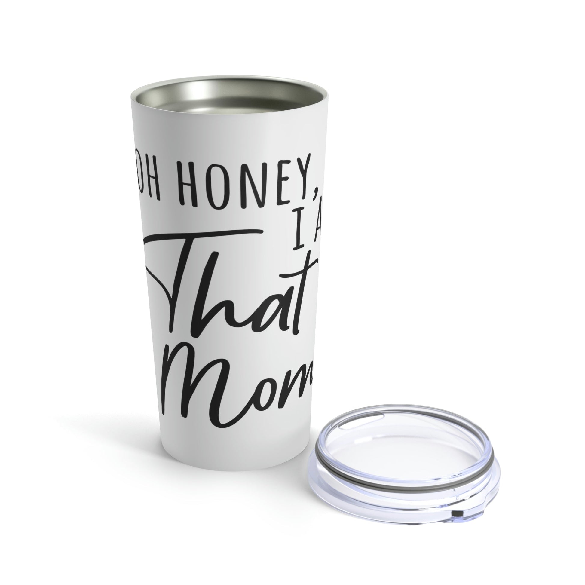 Honey I am That Mom International Mothers Day Stainless Steel Hot or Cold Vacuum Tumbler 20oz Ichaku [Perfect Gifts Selection]