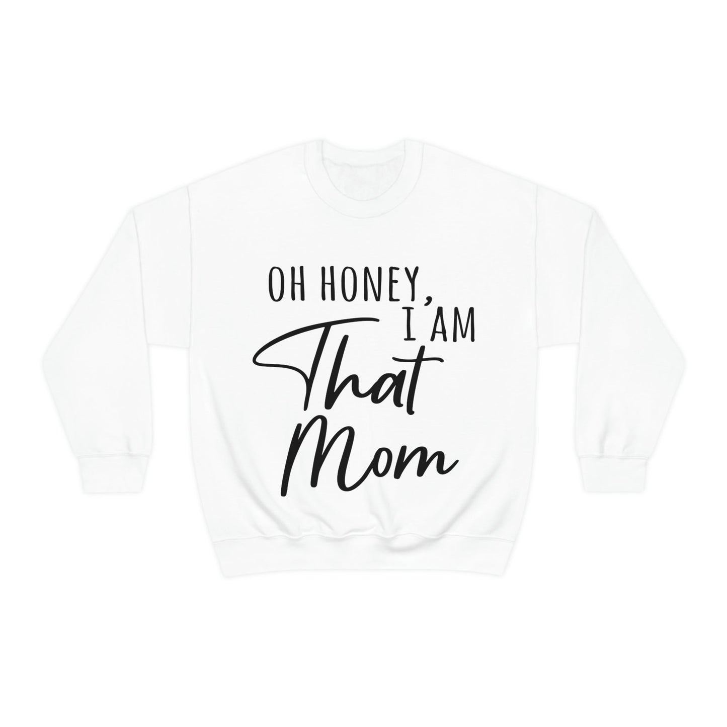 Honey I am That Mom International Mothers Day Unisex Heavy Blend™ Crewneck Sweatshirt Ichaku [Perfect Gifts Selection]