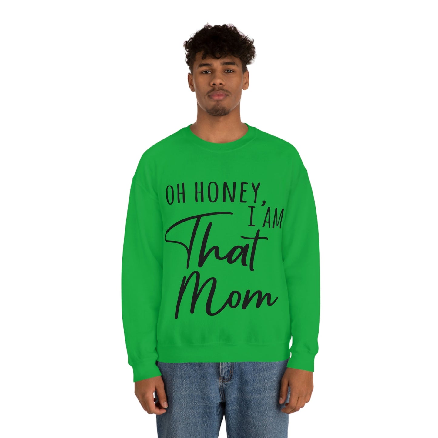 Honey I am That Mom International Mothers Day Unisex Heavy Blend™ Crewneck Sweatshirt Ichaku [Perfect Gifts Selection]