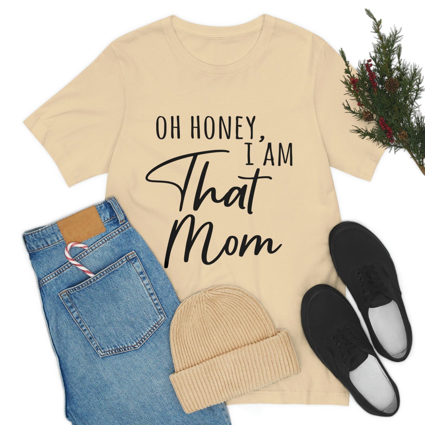 Honey I am That Mom International Mothers Day Unisex Jersey Short Sleeve T-Shirt Ichaku [Perfect Gifts Selection]