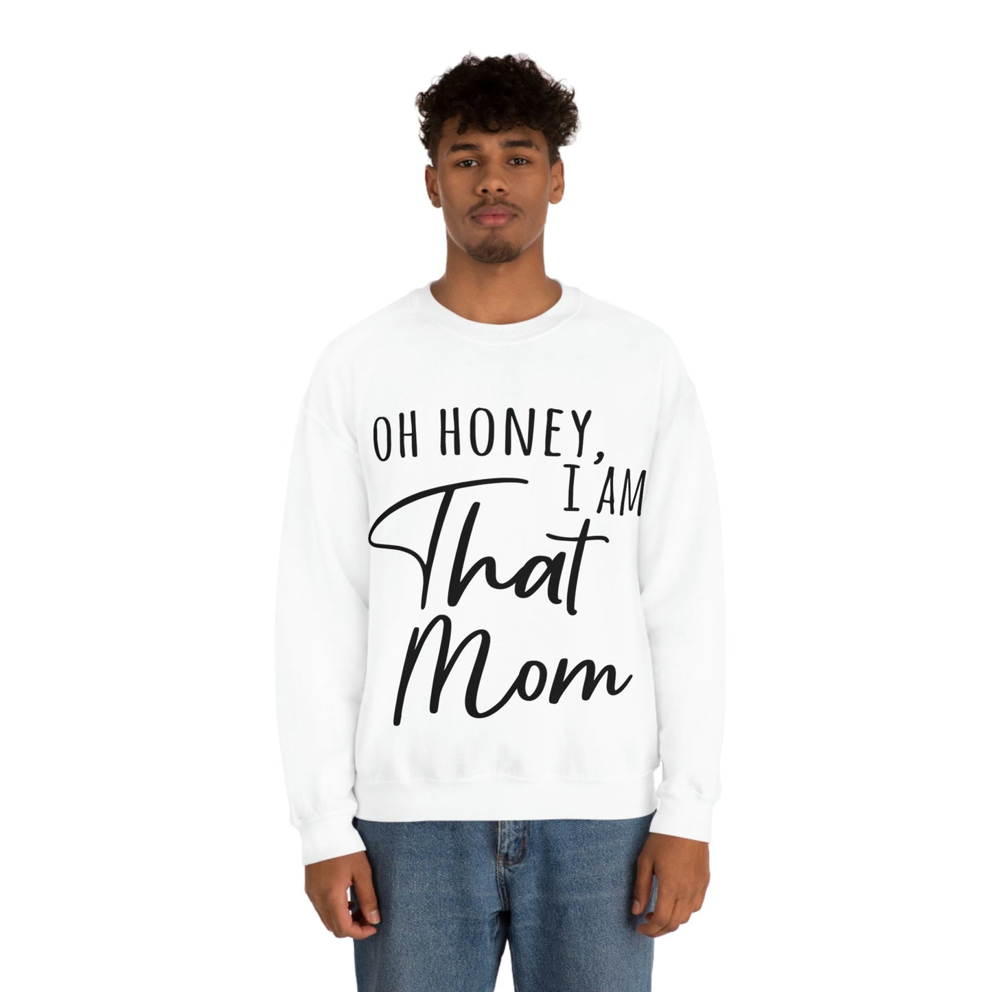 Honey I am That Mom International Mothers Unisex Heavy Blend™ Crewneck Sweatshirt Ichaku [Perfect Gifts Selection]