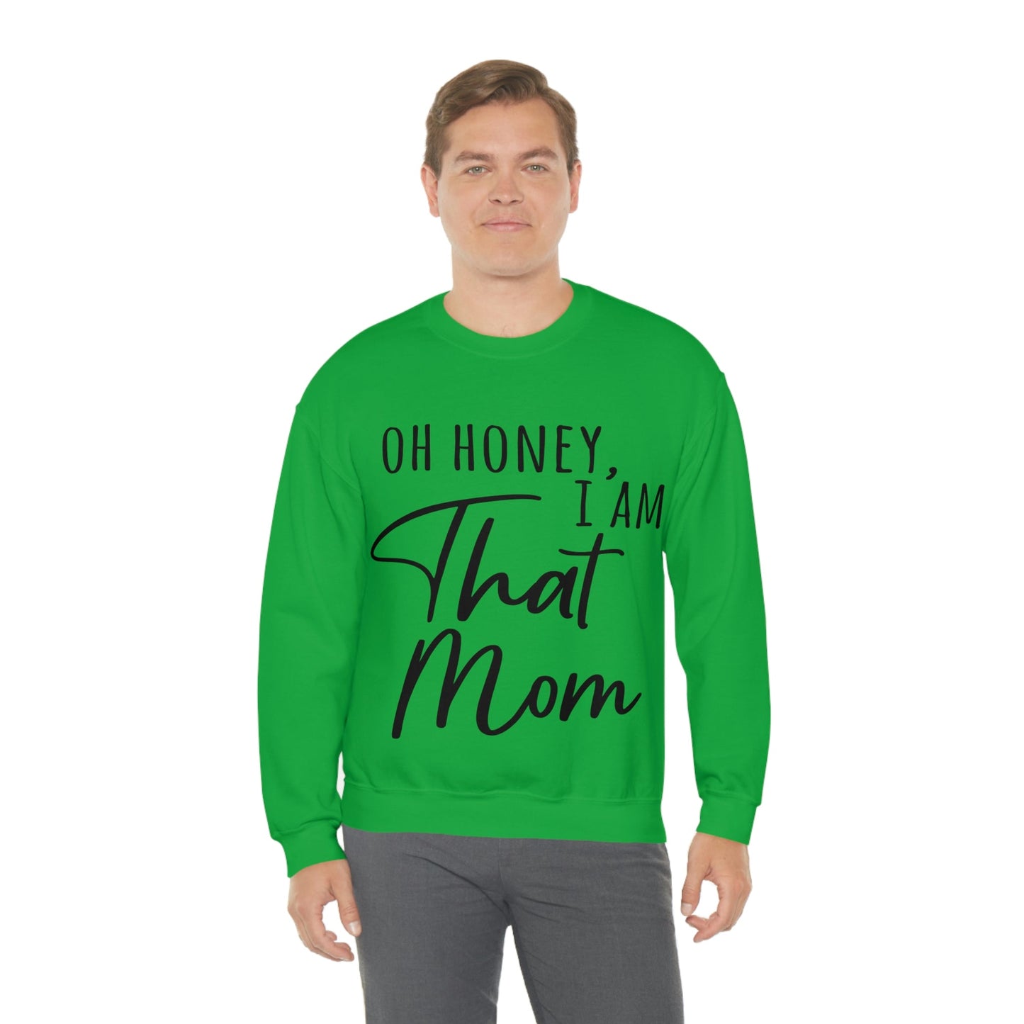 Honey I am That Mom International Mothers Unisex Heavy Blend™ Crewneck Sweatshirt Ichaku [Perfect Gifts Selection]