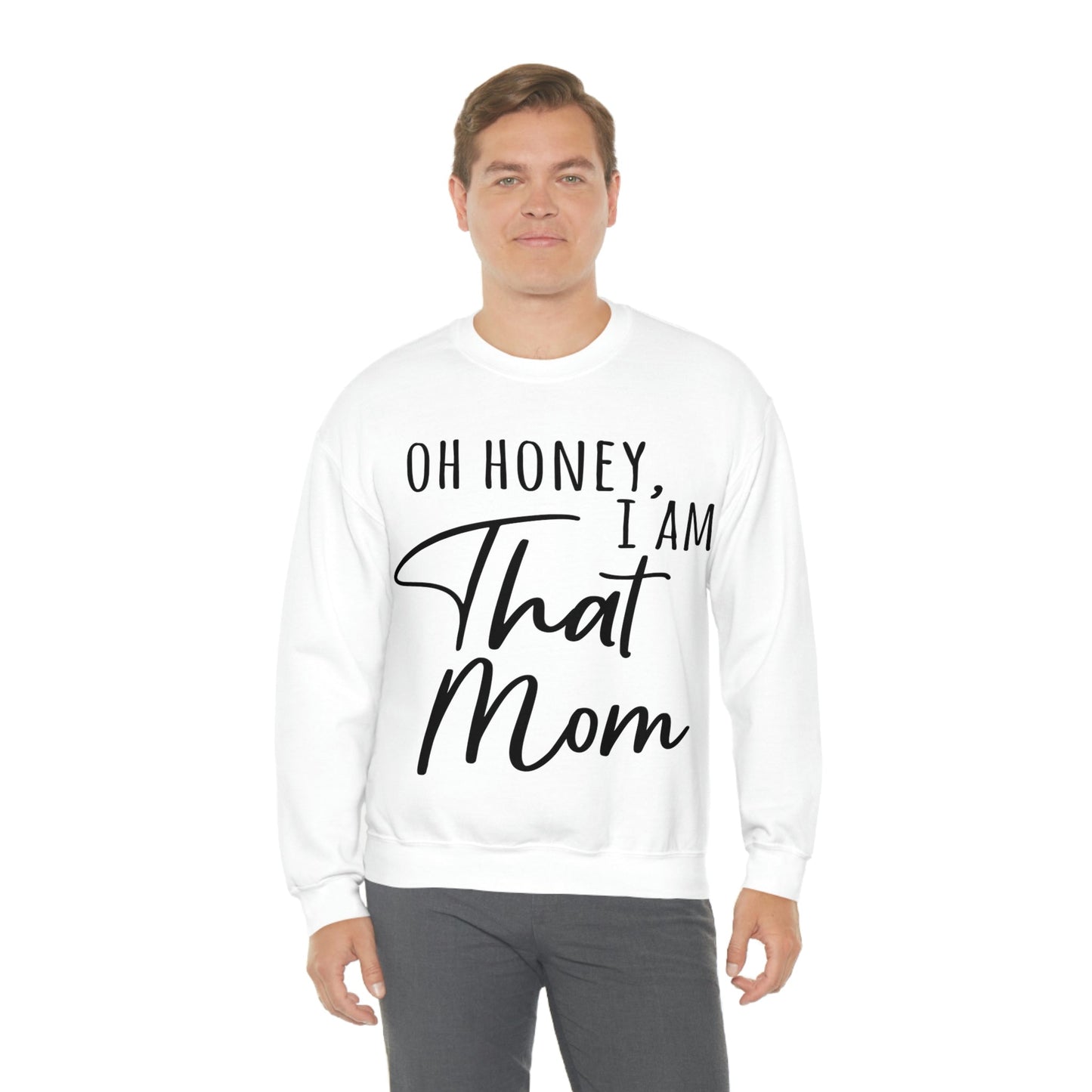 Honey I am That Mom International Mothers Unisex Heavy Blend™ Crewneck Sweatshirt Ichaku [Perfect Gifts Selection]