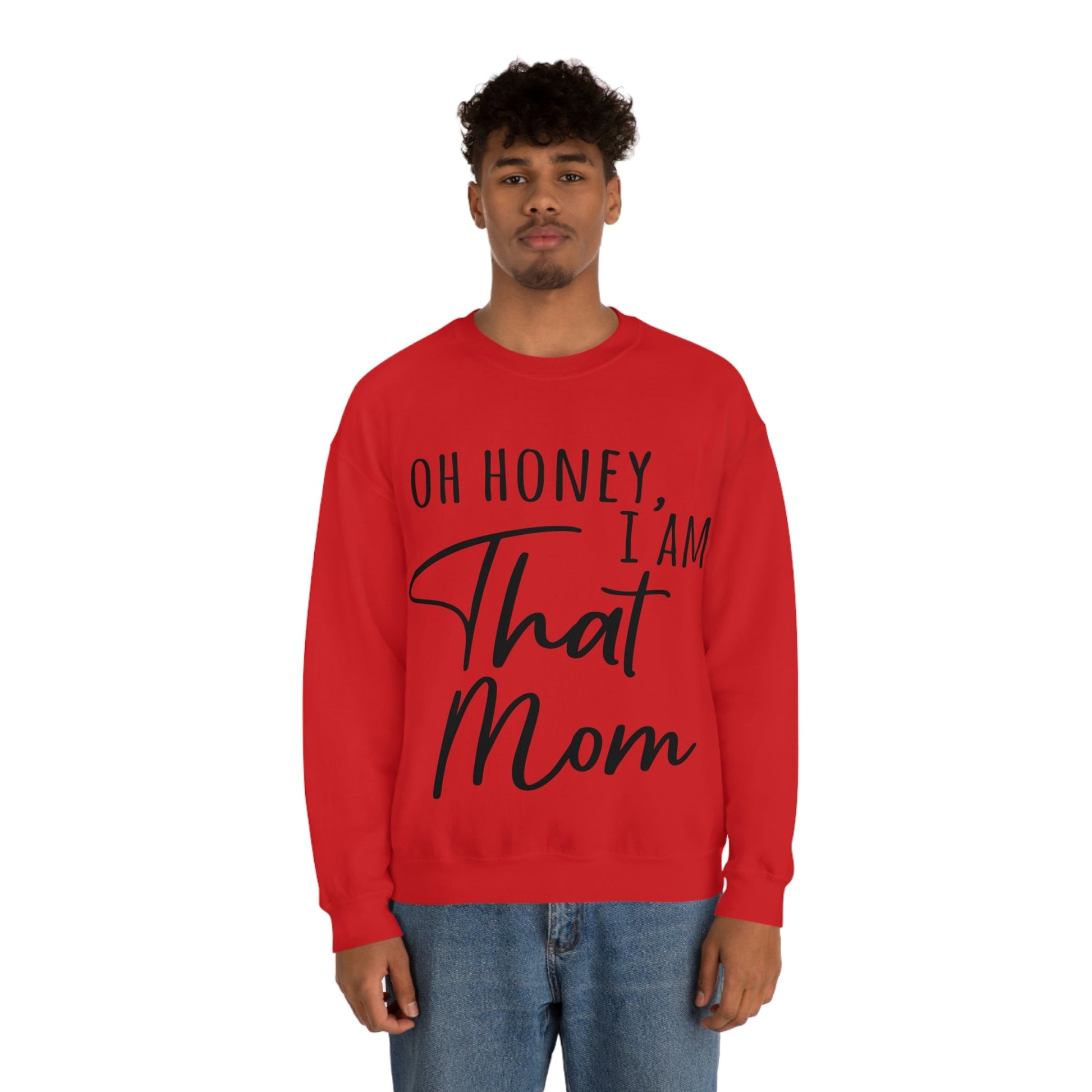 Honey I am That Mom International Mothers Unisex Heavy Blend™ Crewneck Sweatshirt Ichaku [Perfect Gifts Selection]