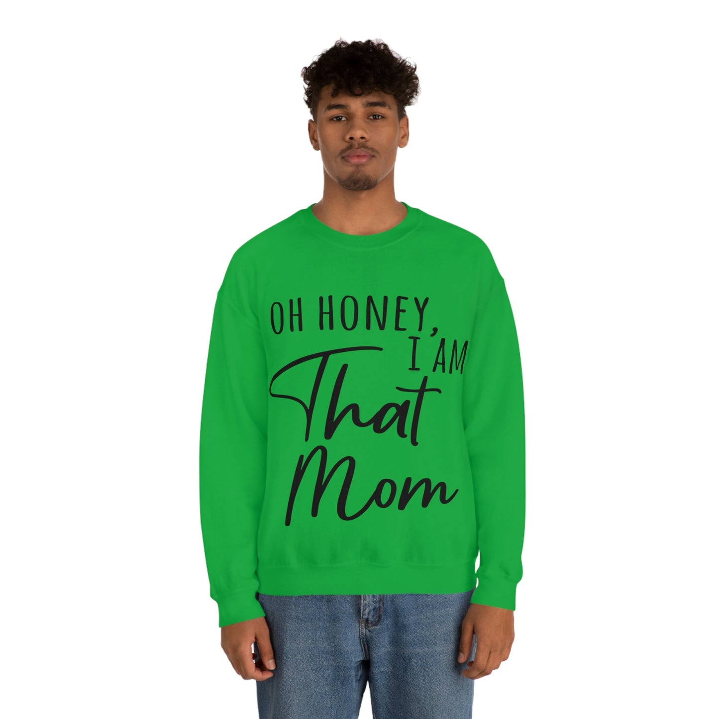 Honey I am That Mom International Mothers Unisex Heavy Blend™ Crewneck Sweatshirt Ichaku [Perfect Gifts Selection]