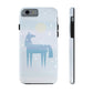 Horse Under the Snow Winter Landscape Art Tough Phone Cases Case-Mate Ichaku [Perfect Gifts Selection]