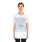 Horse Under the Snow Winter Landscape Unisex Jersey Short Sleeve T-Shirt Ichaku [Perfect Gifts Selection]