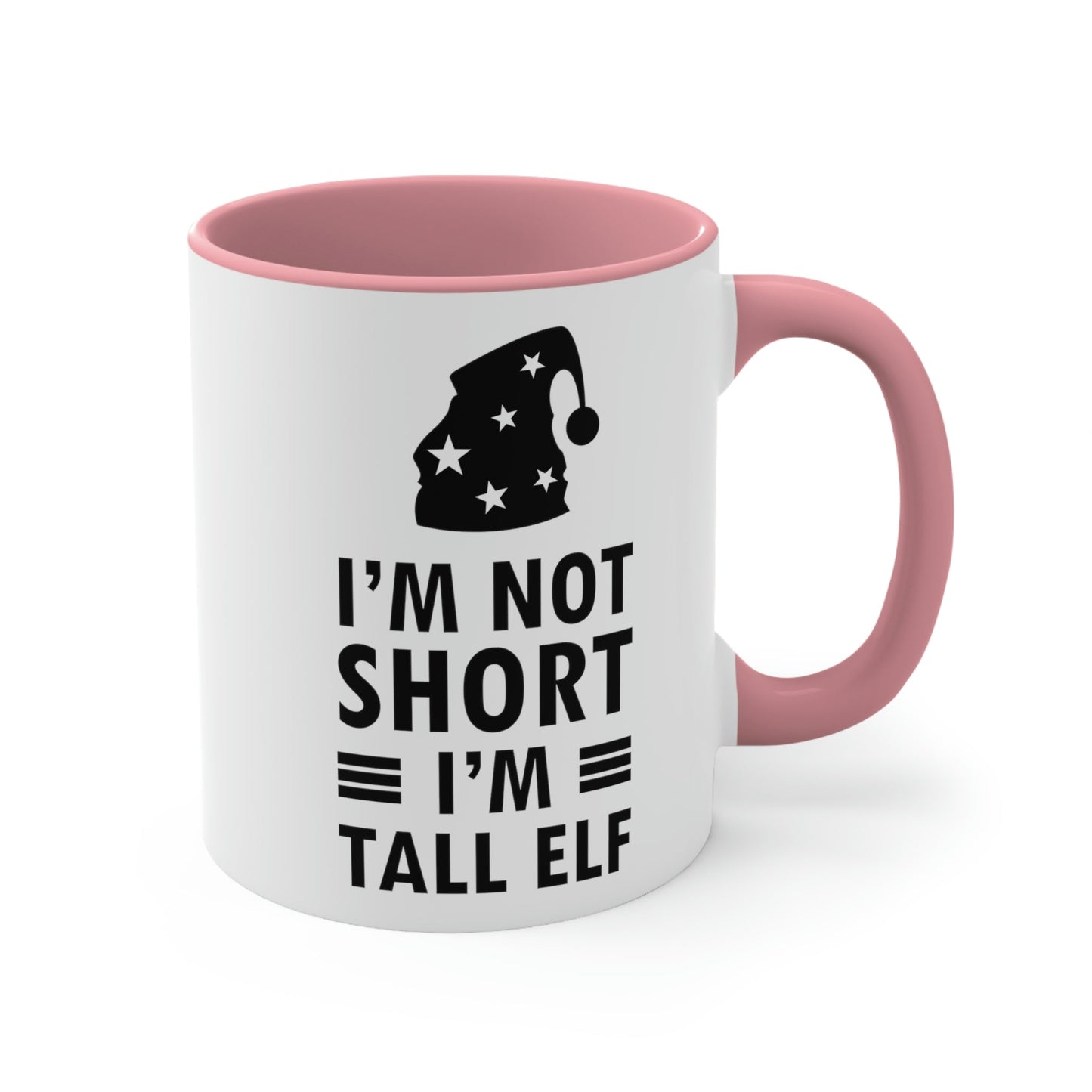 I Am Not Short I Am Tall Elf Self Love Funny Quotes Christmas Classic Accent Coffee Mug 11oz Ichaku [Perfect Gifts Selection]