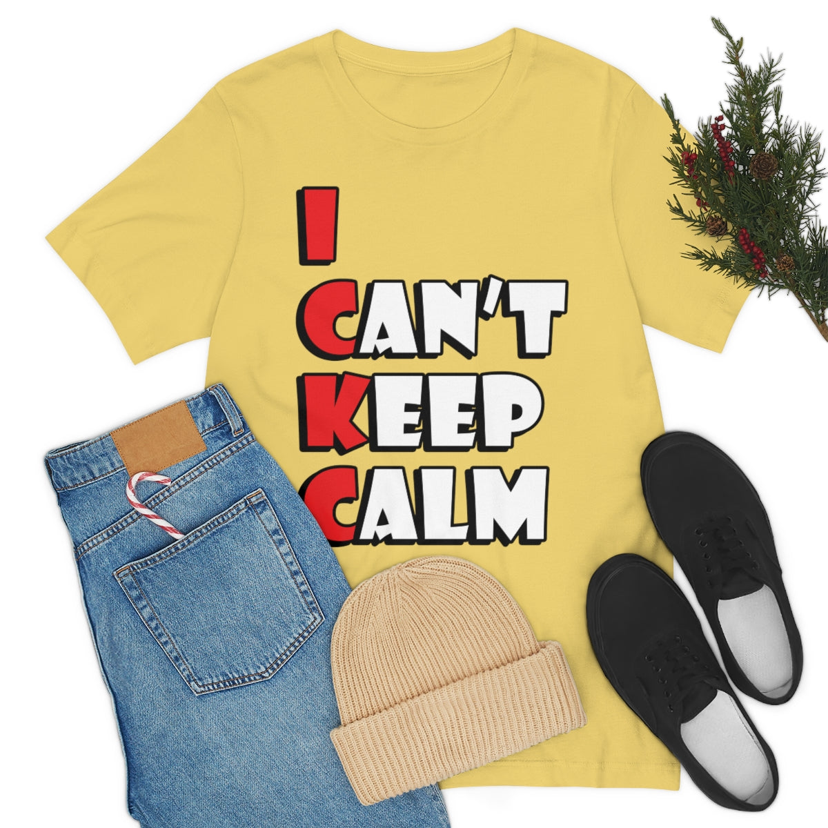 I Can`t Keep Calm Funny Anti Stress Humor Quotes Unisex Jersey Short Sleeve T-Shirt Ichaku [Perfect Gifts Selection]