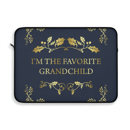 I`M The Favorite Grandchild Happy Birthday Laptop Sleeve Ichaku [Perfect Gifts Selection]