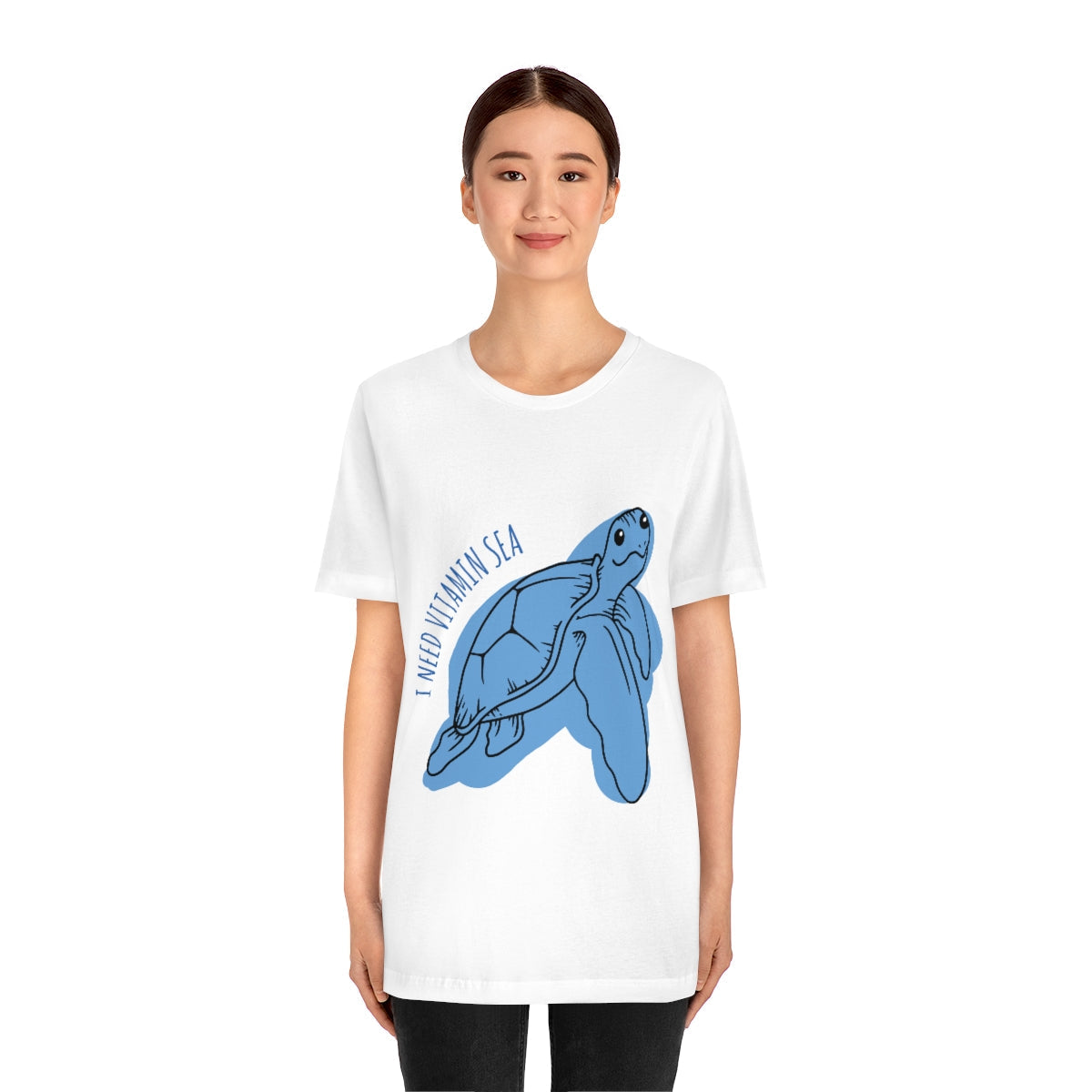 I Need Vitamin Sea Turtles Save The Earth Unisex Jersey Short Sleeve T-Shirt Ichaku [Perfect Gifts Selection]