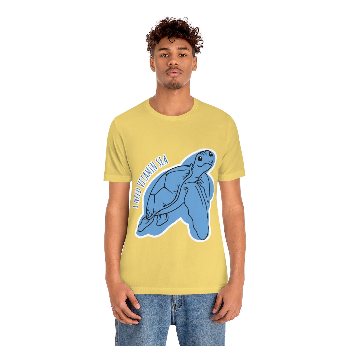 I Need Vitamin Sea Turtles Save The Earth Unisex Jersey Short Sleeve T-Shirt Ichaku [Perfect Gifts Selection]