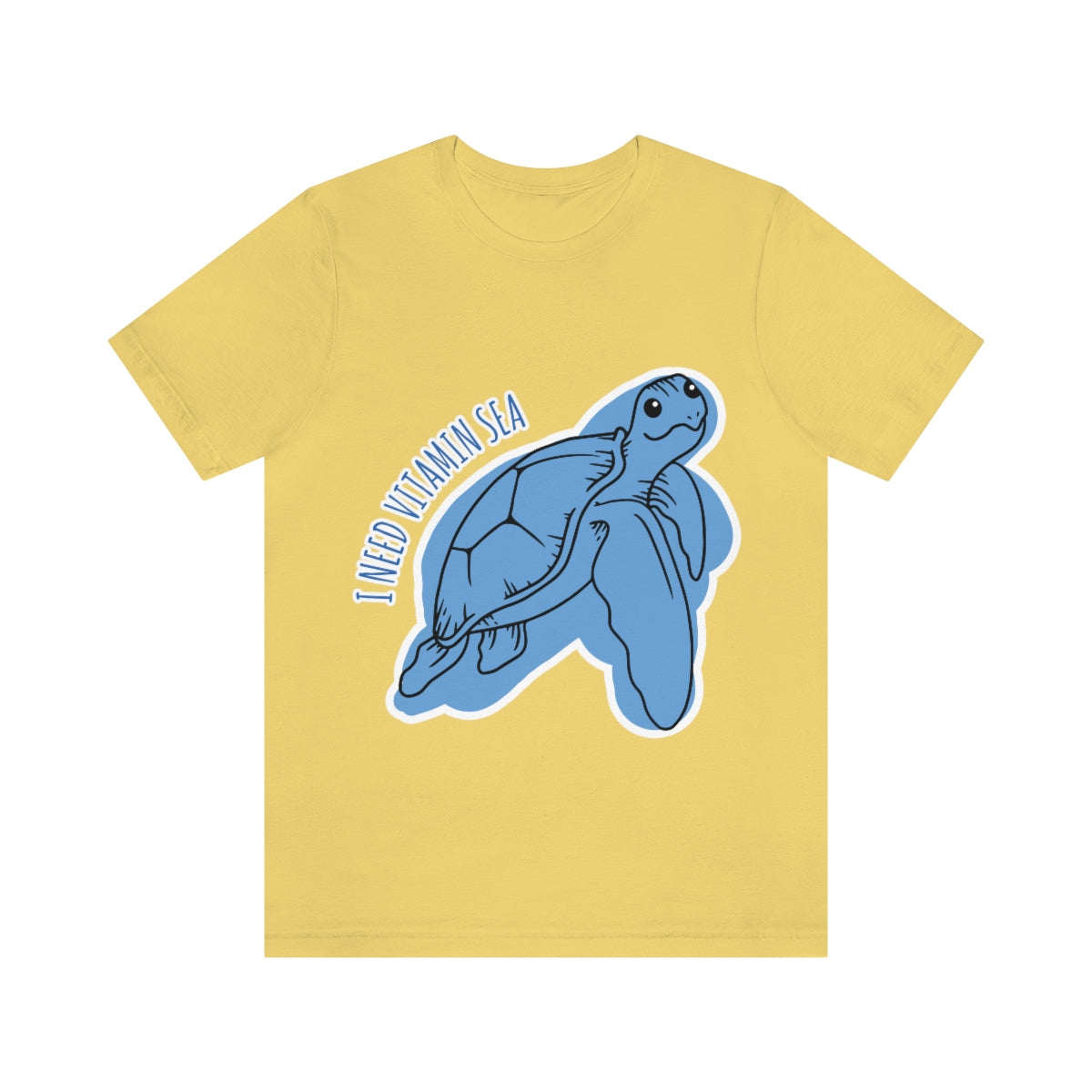 I Need Vitamin Sea Turtles Save The Earth Unisex Jersey Short Sleeve T-Shirt Ichaku [Perfect Gifts Selection]