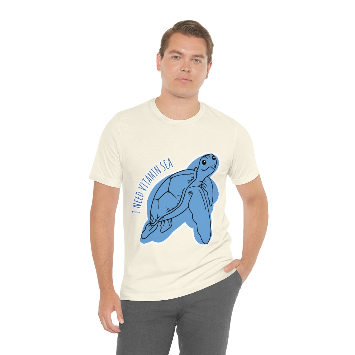 I Need Vitamin Sea Turtles Save The Earth Unisex Jersey Short Sleeve T-Shirt Ichaku [Perfect Gifts Selection]