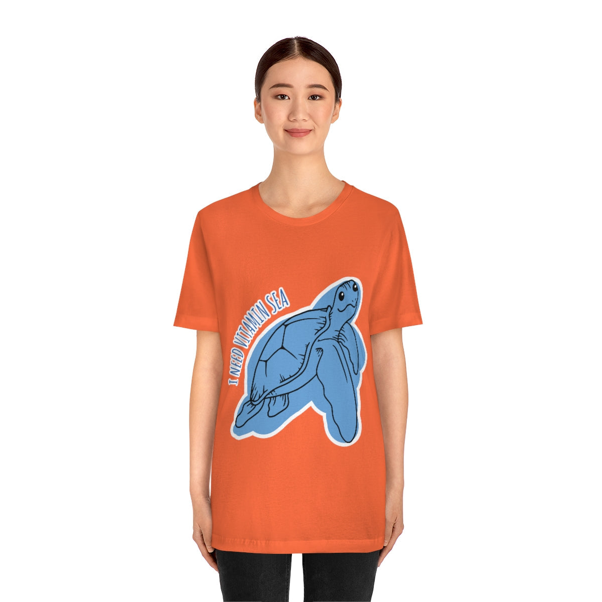 I Need Vitamin Sea Turtles Save The Earth Unisex Jersey Short Sleeve T-Shirt Ichaku [Perfect Gifts Selection]