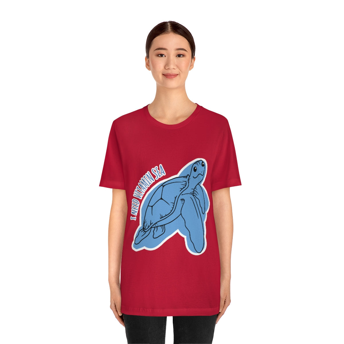 I Need Vitamin Sea Turtles Save The Earth Unisex Jersey Short Sleeve T-Shirt Ichaku [Perfect Gifts Selection]