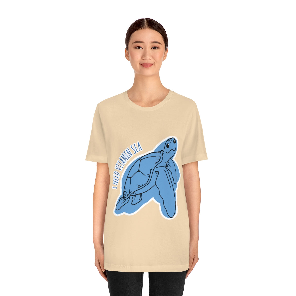 I Need Vitamin Sea Turtles Save The Earth Unisex Jersey Short Sleeve T-Shirt Ichaku [Perfect Gifts Selection]