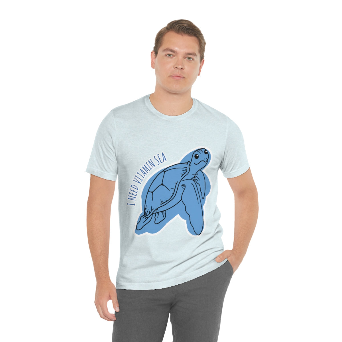 I Need Vitamin Sea Turtles Save The Earth Unisex Jersey Short Sleeve T-Shirt Ichaku [Perfect Gifts Selection]