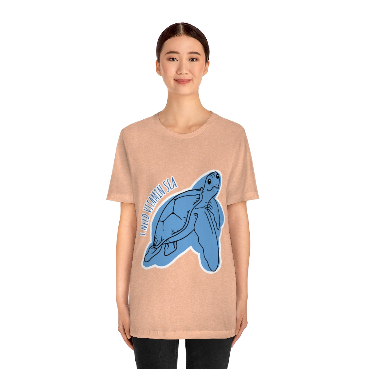 I Need Vitamin Sea Turtles Save The Earth Unisex Jersey Short Sleeve T-Shirt Ichaku [Perfect Gifts Selection]