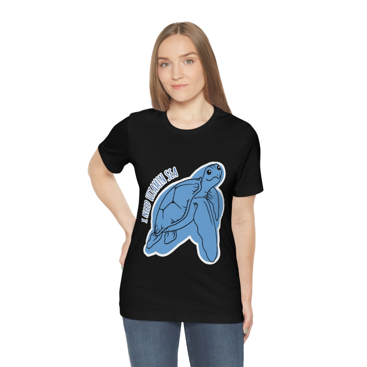 I Need Vitamin Sea Turtles Save The Earth Unisex Jersey Short Sleeve T-Shirt Ichaku [Perfect Gifts Selection]