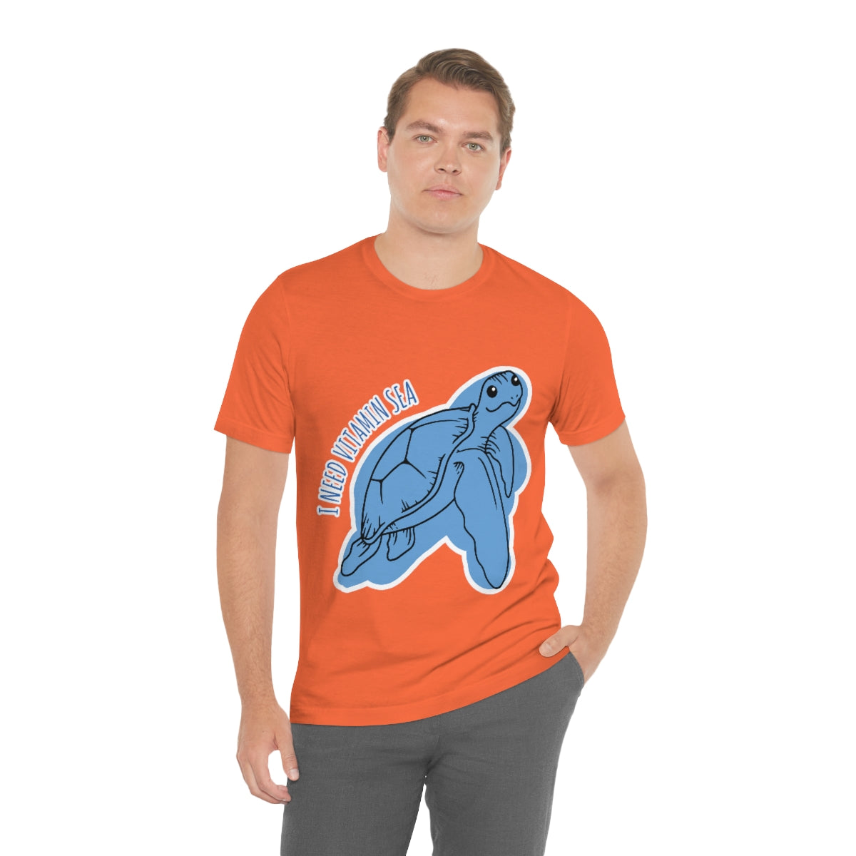 I Need Vitamin Sea Turtles Save The Earth Unisex Jersey Short Sleeve T-Shirt Ichaku [Perfect Gifts Selection]