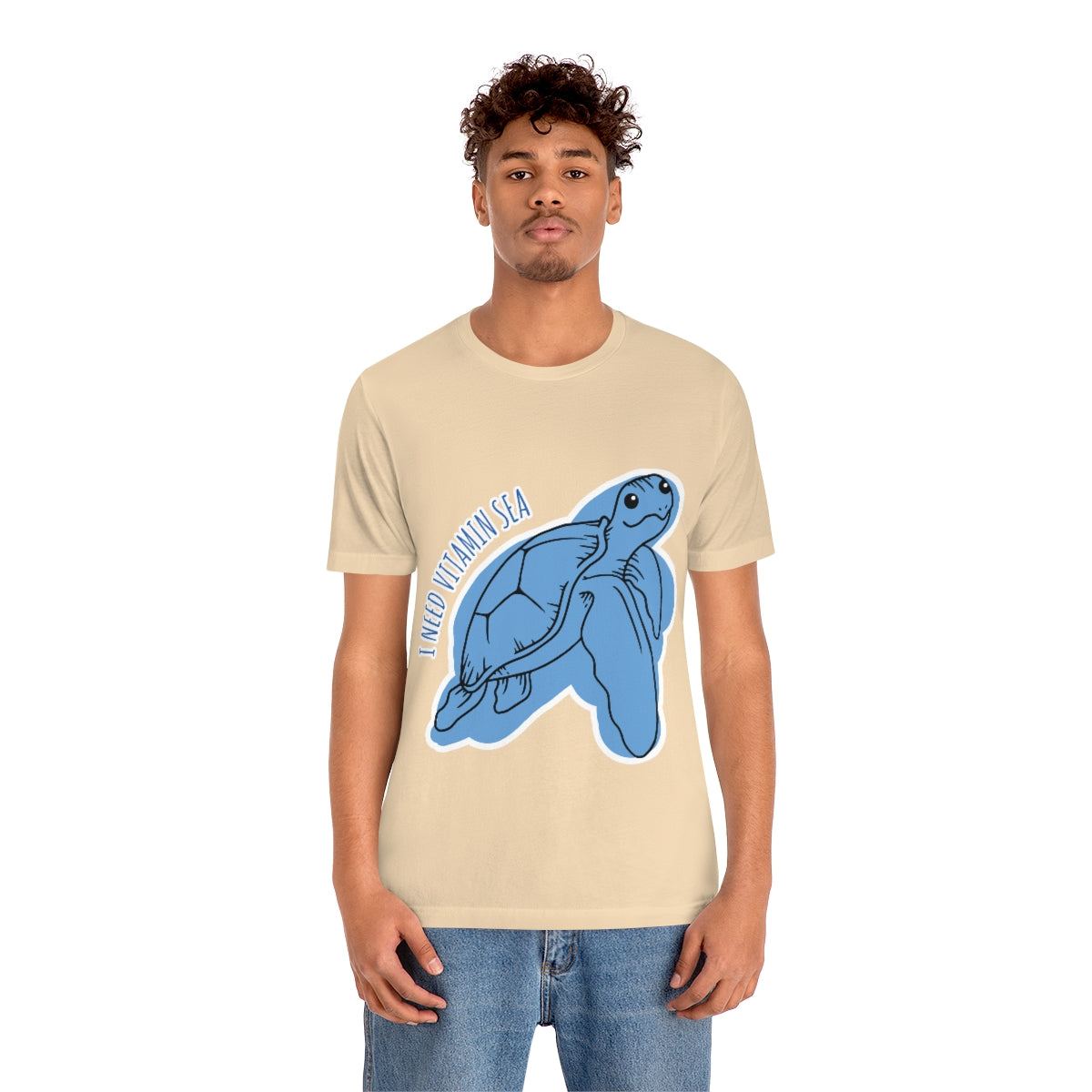 I Need Vitamin Sea Turtles Save The Earth Unisex Jersey Short Sleeve T-Shirt Ichaku [Perfect Gifts Selection]