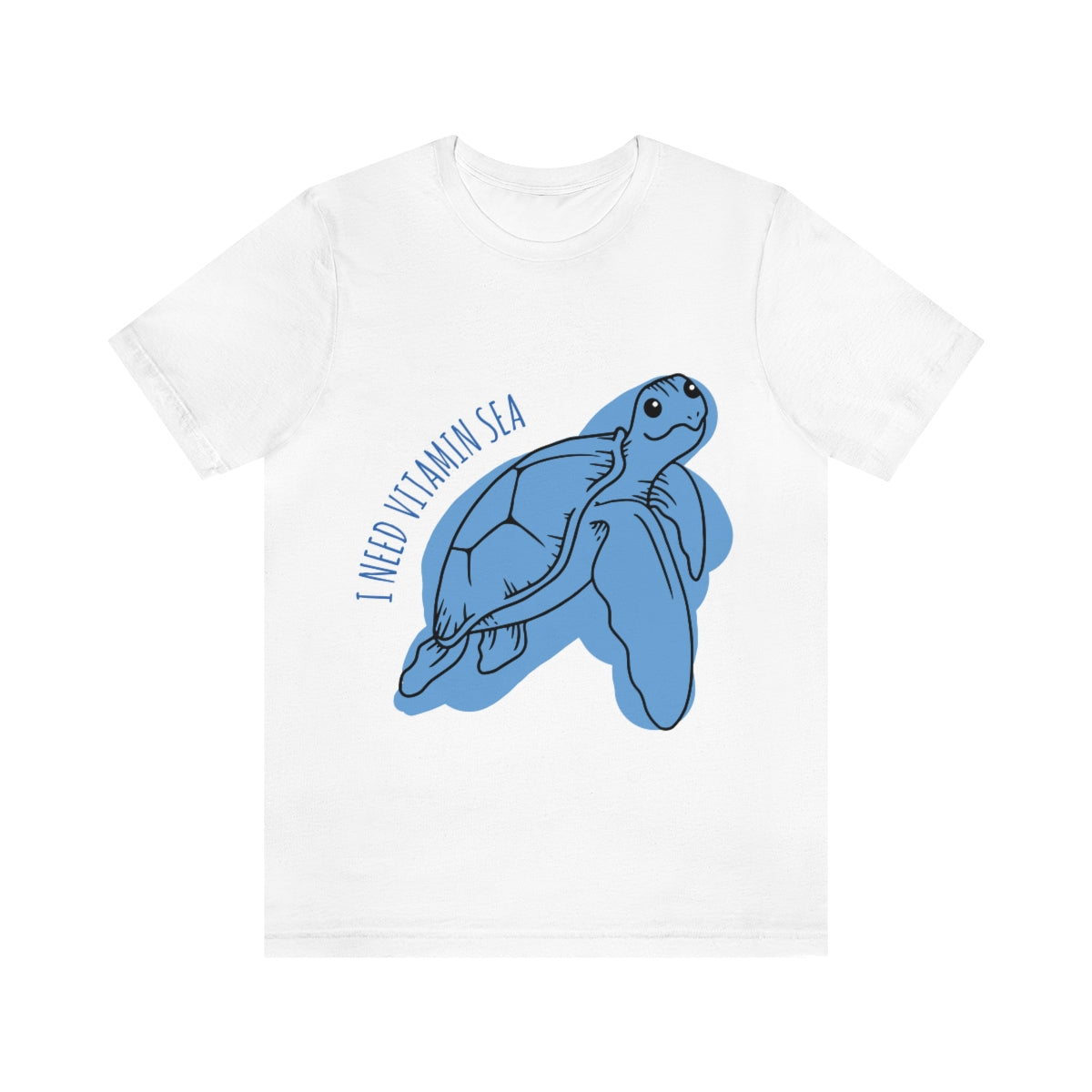 I Need Vitamin Sea Turtles Save The Earth Unisex Jersey Short Sleeve T-Shirt Ichaku [Perfect Gifts Selection]
