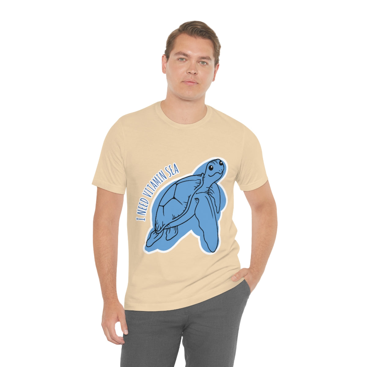 I Need Vitamin Sea Turtles Save The Earth Unisex Jersey Short Sleeve T-Shirt Ichaku [Perfect Gifts Selection]