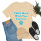 I Will Walk With You Forever Cat Lover Unisex Jersey Short Sleeve T-Shirt Ichaku [Perfect Gifts Selection]