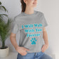 I Will Walk With You Forever Cat Lover Unisex Jersey Short Sleeve T-Shirt Ichaku [Perfect Gifts Selection]