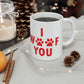 I Woof You Funny Dogs Valentine Quotes Ceramic Mug 11oz Ichaku [Perfect Gifts Selection]