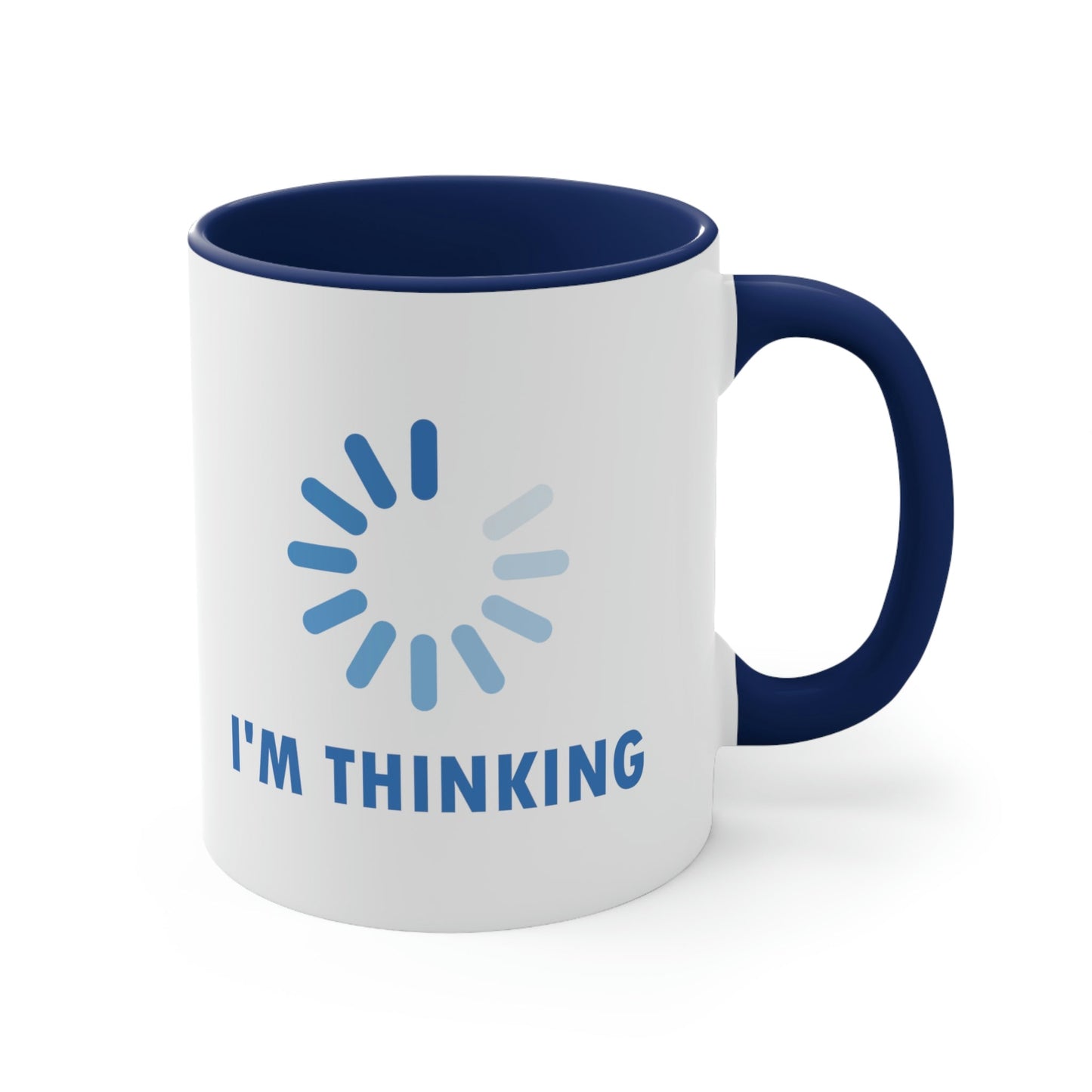 I`m Thinking Computer Nerd Funny Quotes Accent Coffee Mug 11oz Ichaku [Perfect Gifts Selection]