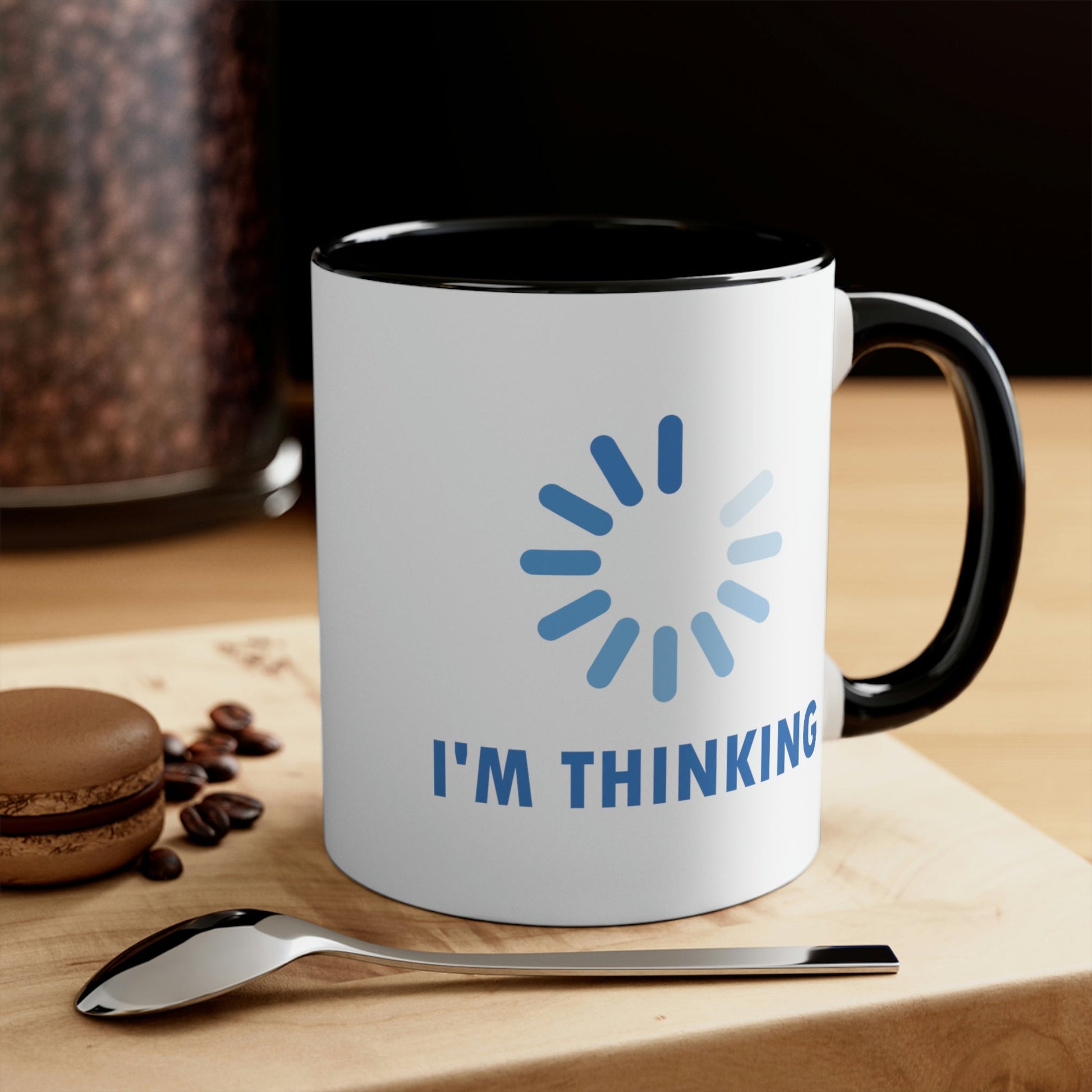 I`m Thinking Computer Nerd Funny Quotes Accent Coffee Mug 11oz Ichaku [Perfect Gifts Selection]