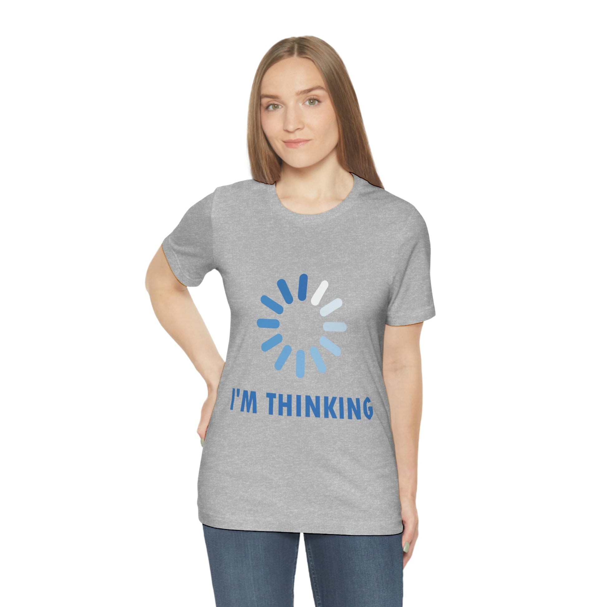 I`m Thinking Computer Nerd Funny Quotes Unisex Jersey Short Sleeve T-Shirt Ichaku [Perfect Gifts Selection]