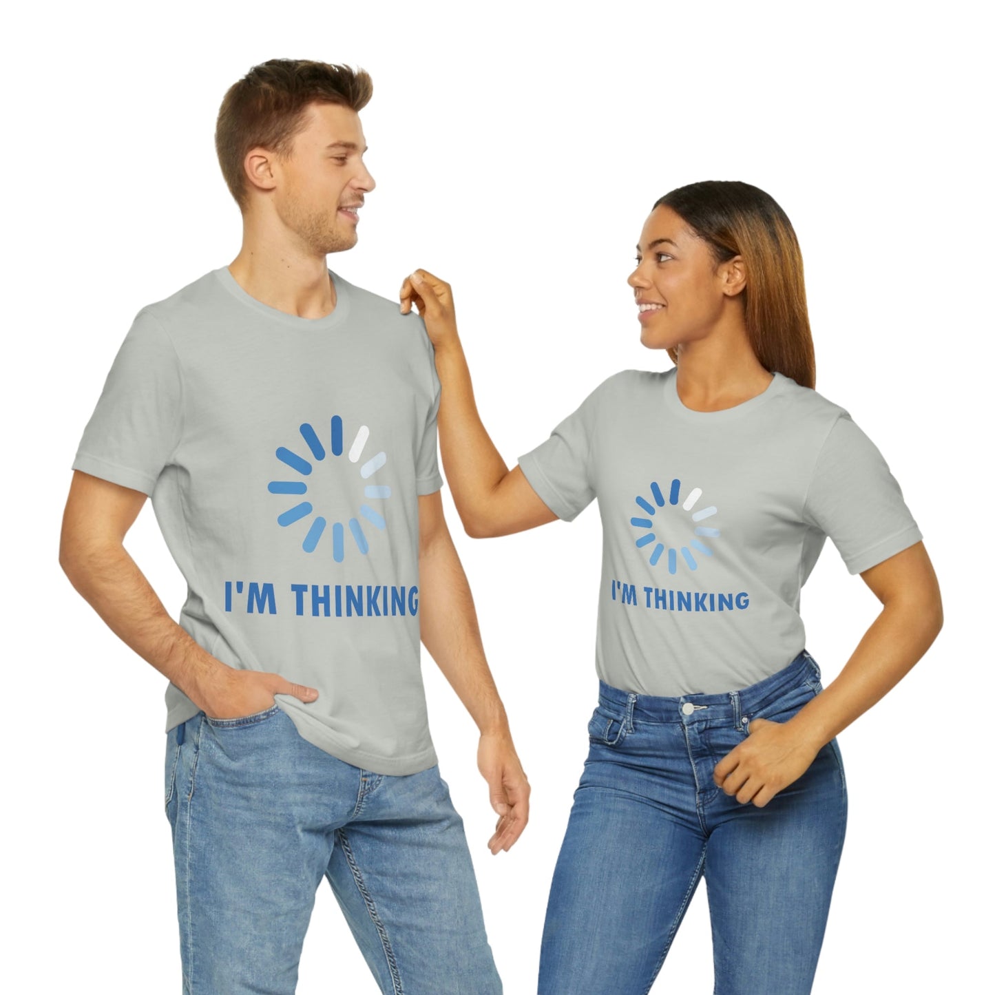 I`m Thinking Computer Nerd Funny Quotes Unisex Jersey Short Sleeve T-Shirt Ichaku [Perfect Gifts Selection]