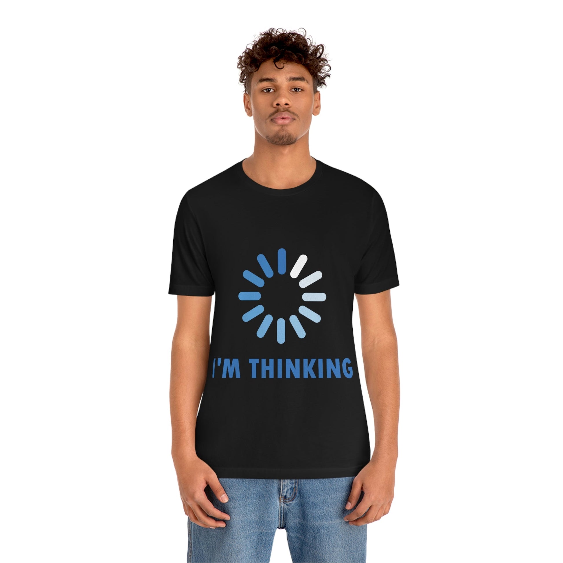 I`m Thinking Computer Nerd Funny Quotes Unisex Jersey Short Sleeve T-Shirt Ichaku [Perfect Gifts Selection]